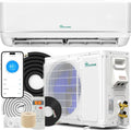 21 SEER2 12000 BTU Mini Split AC/Heating System, Wifi Enabled 208-230V Pre-charged Inverter AC Cool Up to 750 Sq. Ft
