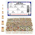430Pcs Metric Rivet Nut Kit, Metric Rivnut Kit,Threaded Inserts for Metal