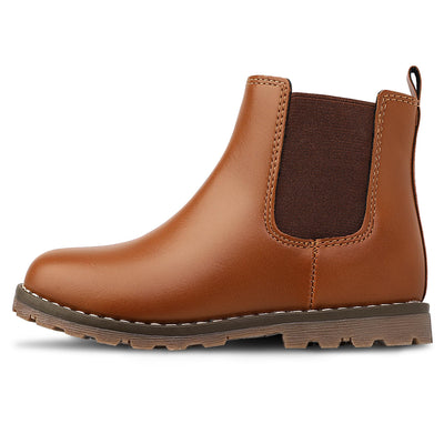 Girls Ankle Boots Kids Dress Short Boots Low Heel Side Zipper (toddler,littile kids) color brown size 11