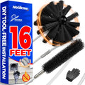 16Ft Dryer Vent Cleaner Kit - Flexible Lint Brush for Deep Cleaning