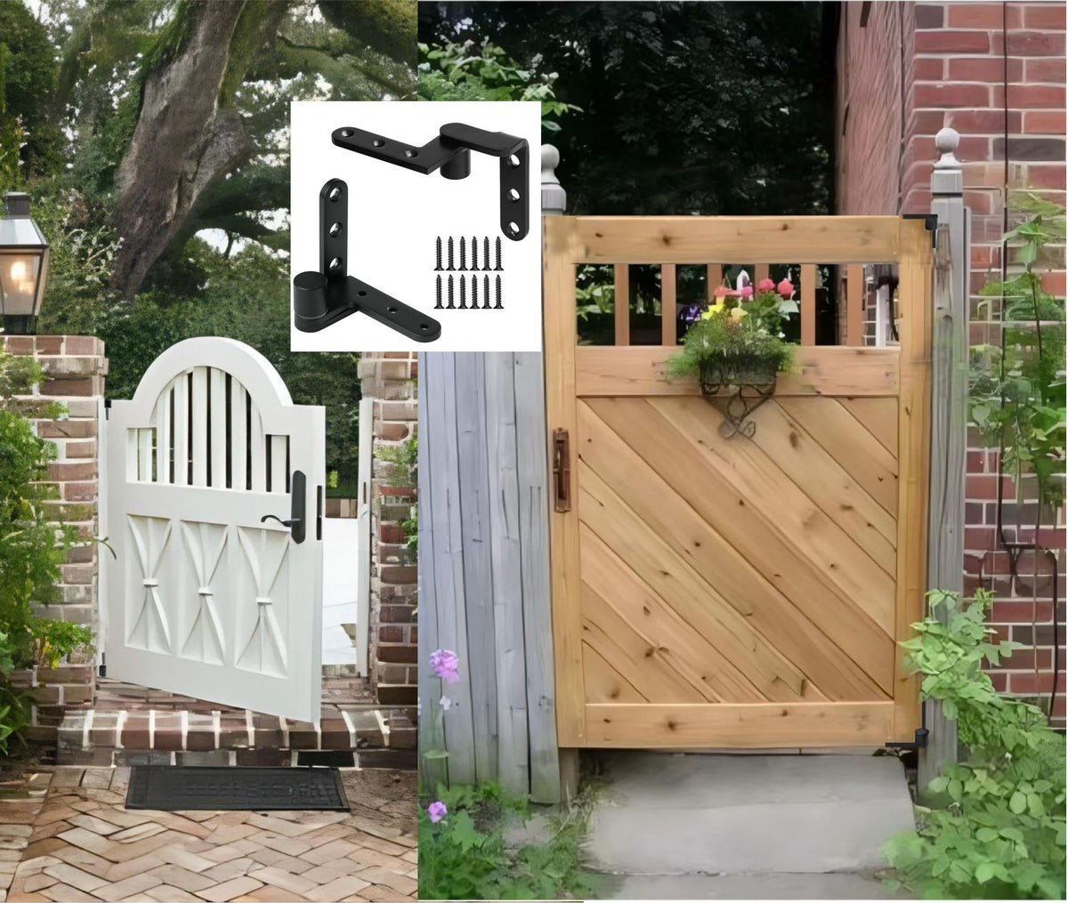 180°Rotating Pivot Hinges,Max Load 150lbs