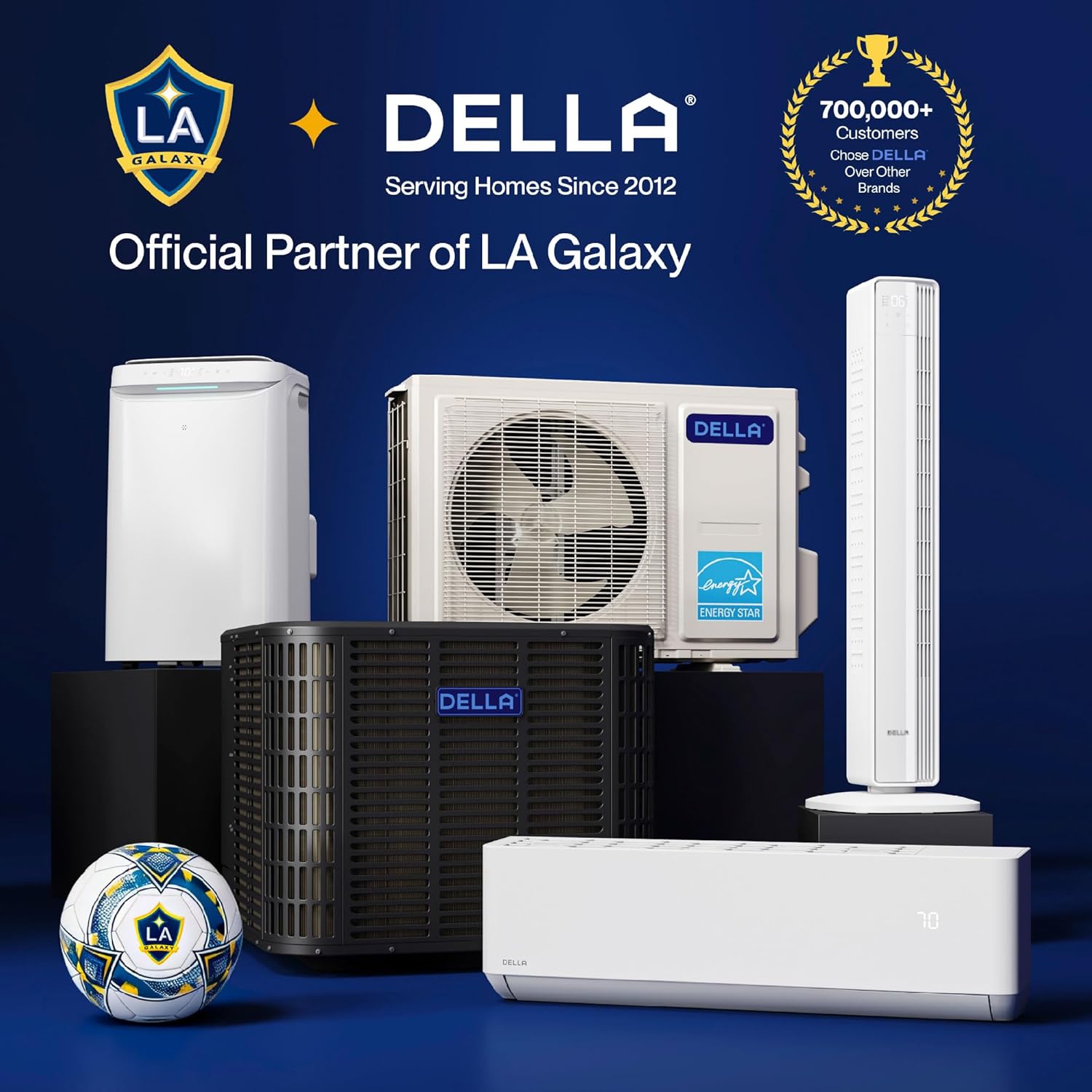 Vario Series 12000 BTU Mini Split AC, Work with Alexa and Wifi, 20.5 SEER2 Cools Up to 550 Sq.Ft, Energy Efficient