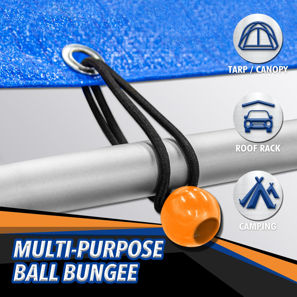 32-Piece Bungee Cord Assortment with Hooks