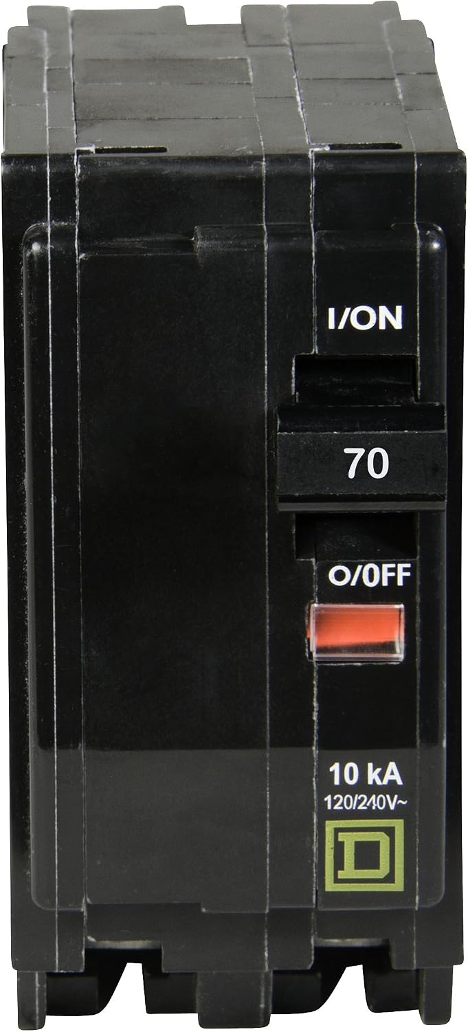 Square D - QO270CP Circuit Breaker, Black