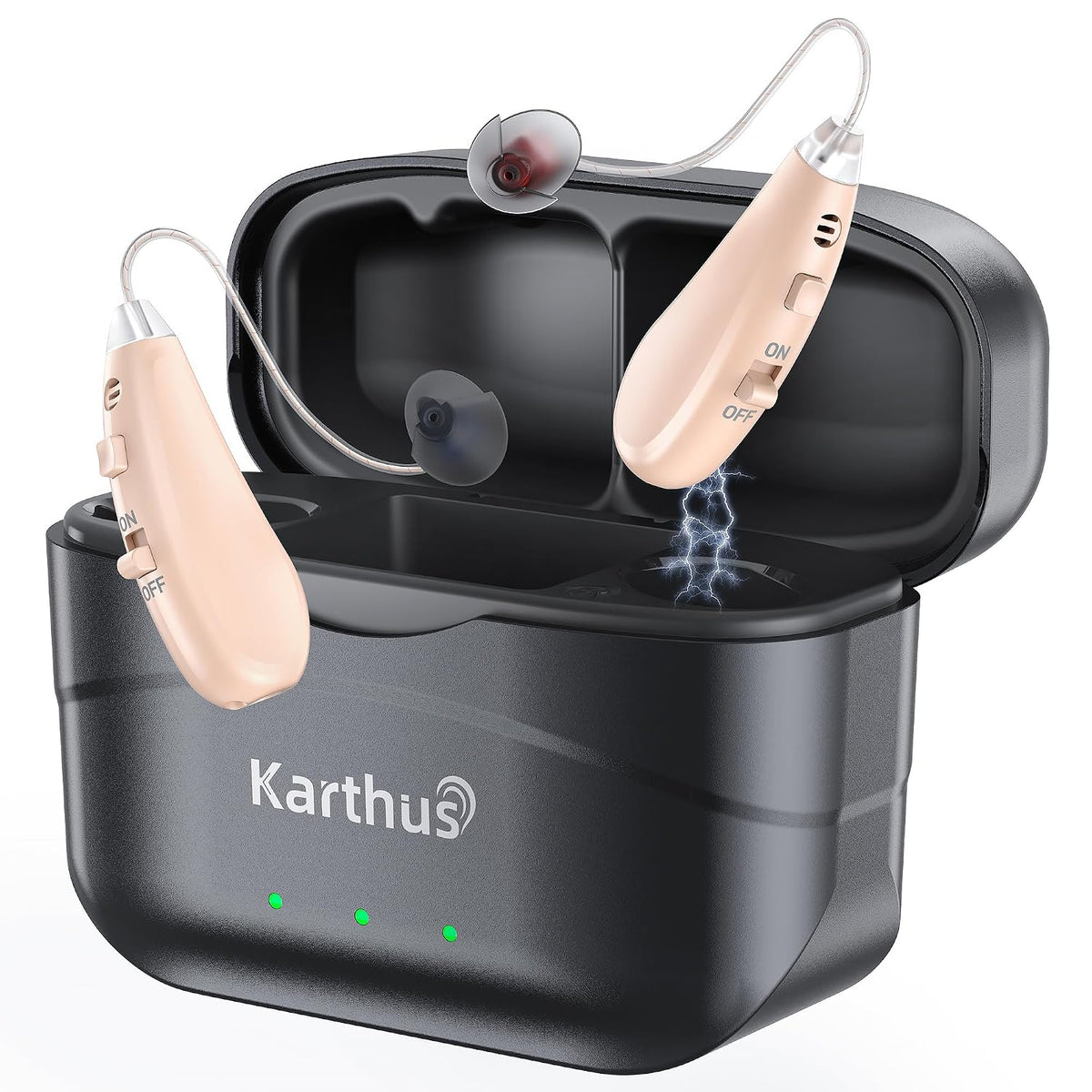 OTC Hearing Aids for Seniors, Rechargeable with Noise Reduction
