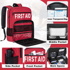 First Aid Kit Backpack Fully stocked, 400pcs Survival Gear