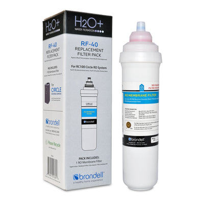 RF-40 Membrane Water Filter Replacement for Circle Under Sink Reverse Osmosis Filtration System, Lasts 24 Months