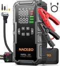 8000A Car Battery Jump Starter with Air Compressor 160PSI, Car Jumper Starter Portable (All Gas 12L Diesel), 12V Jump