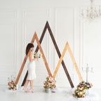 Wooden Arch for Wedding Boho Decor (Triangle)