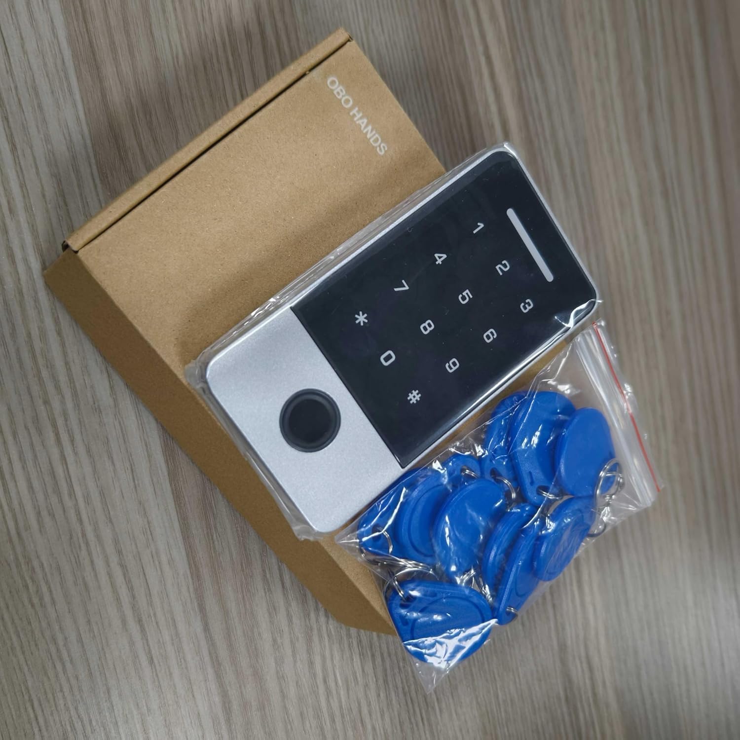 Wireless Bluetooth TTLock APP Access Control System, Fingerprint Password IC Card Metal Stand-Alone Door Entry Keypad