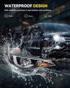 Headlight Assembly Replacement for Hyundai Elantra 2014-2016