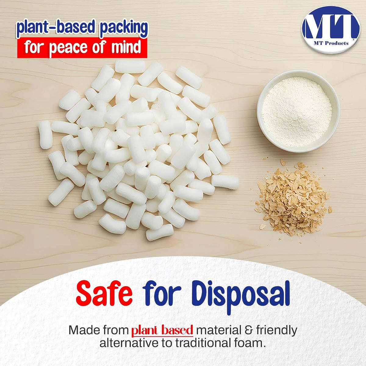 Off-White Packing Peanuts - Bulk Shipping Peanuts for Fragile Times (Approximately 0.60 Cubic Feet)