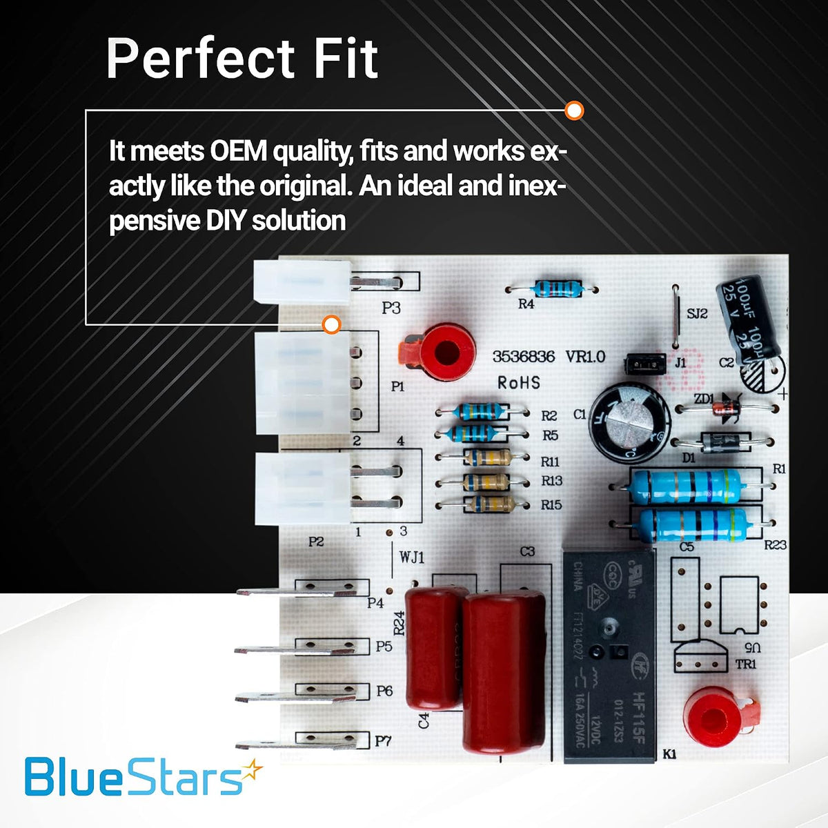 BlueStars [Upgraded] W10366605 Refrigerator Defrost Control Board