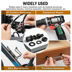 2000PCS Metric Screw Bolt Assortment Kit M2/M3/M4/M5/M6 Hex Socket Head Cap Bolts Nuts & Washers Set 12.9 Grade Alloy
