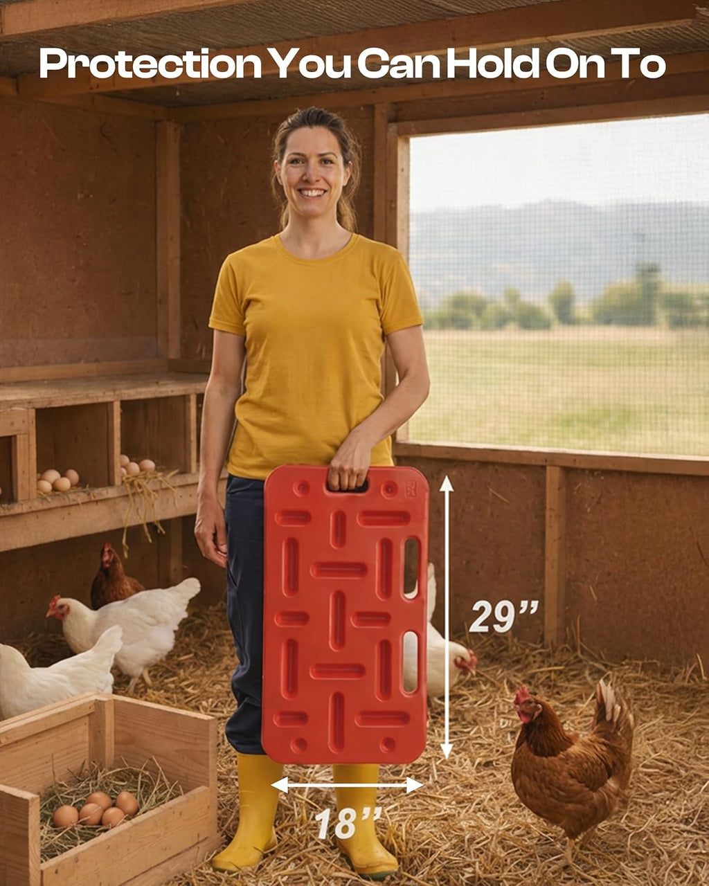 Pig Sorting Board - Livestock Sorting Panel - Cattle Panel, Hog Panels, Mini Pig, Baby Goat Supplies - Show Pig