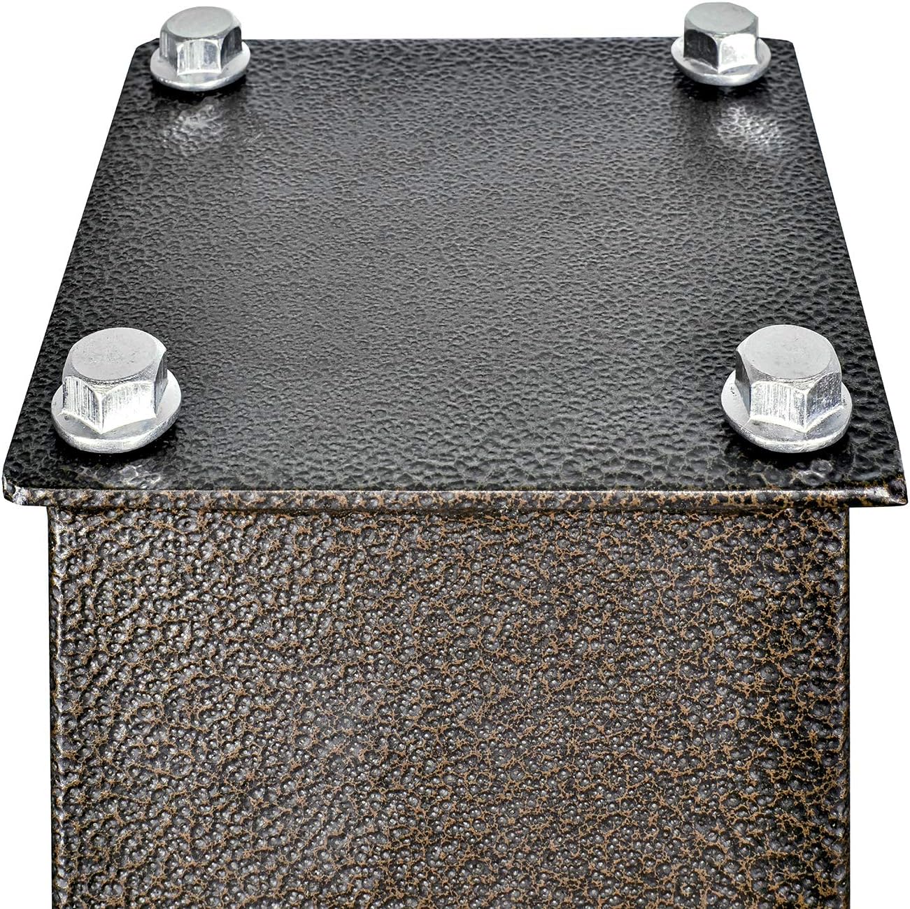 In-Ground Heavy Duty Steel Mailbox Post for Mail Boss Mailboxes | Rot-proof alternative to wood posts, powder-coated