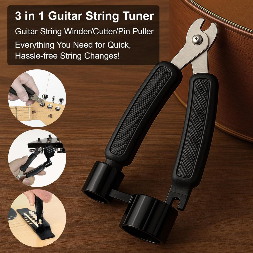 Guitar Cleaning Kit-8Pc Professional Maintenance Set with Oil & Wax | Cleans & Enhances Shine, Safe & Gentle