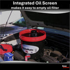 Spill-Less DrainMate 14 Quart Oil Drain Pan/Container - Made in USA