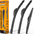15"+15" Windshield Wipers with 13 Inch Rear Wiper Blade Replacement for Jeep wrangler JK 2008-2018,Jeep wrangler