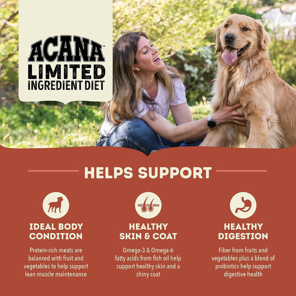 Singles Limited Ingredient High Protein Dry Dog Food Beef 22.5lb Bag