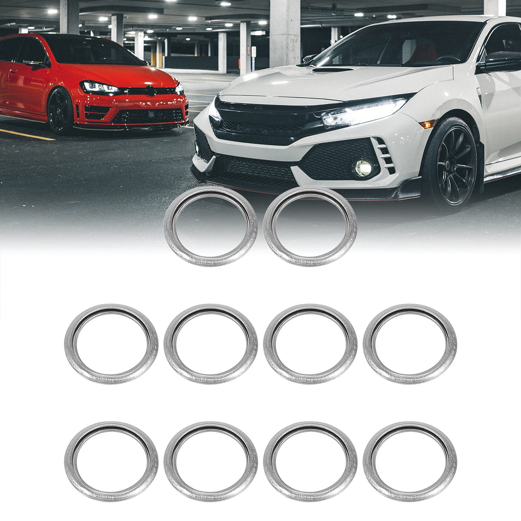 X AUTOHAUX 10pcs M14 Oil Drain Plug Gasket for Mitsubishi Lancer