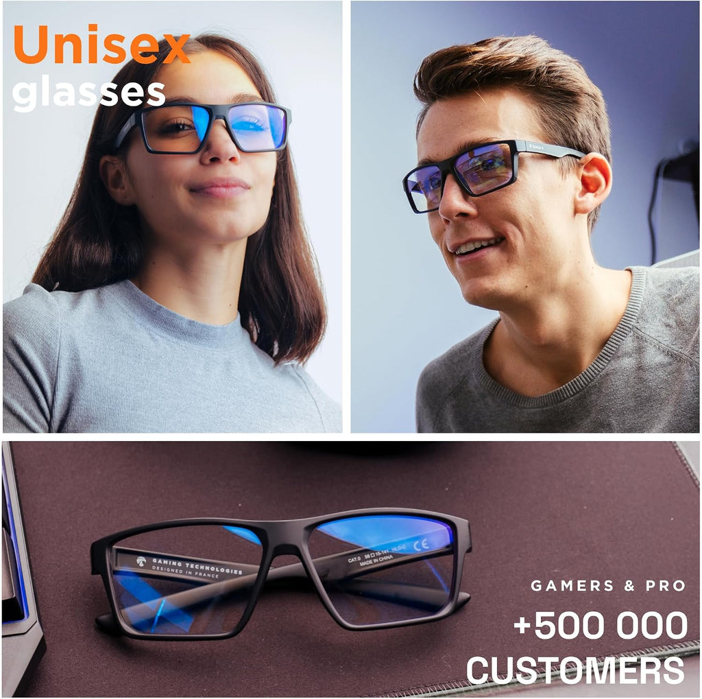• Blue Light Glasses Men Women | Blue Light Blocking Glasses | For Screen Anti-Fatigue Eye Migraine