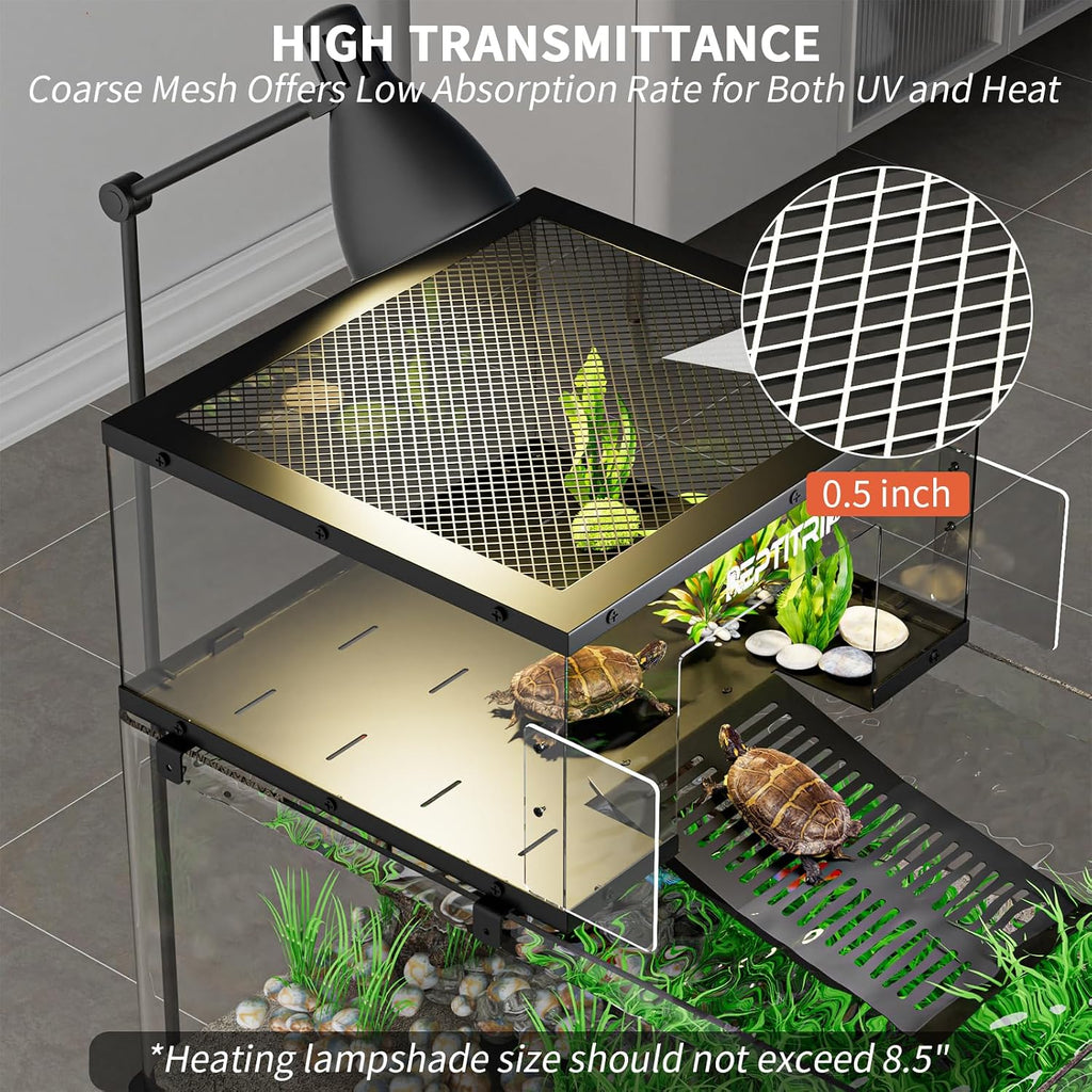 Stainless Steel Turtle Basking Platform, for 18‑20 Inch Wide Aquariums, XL