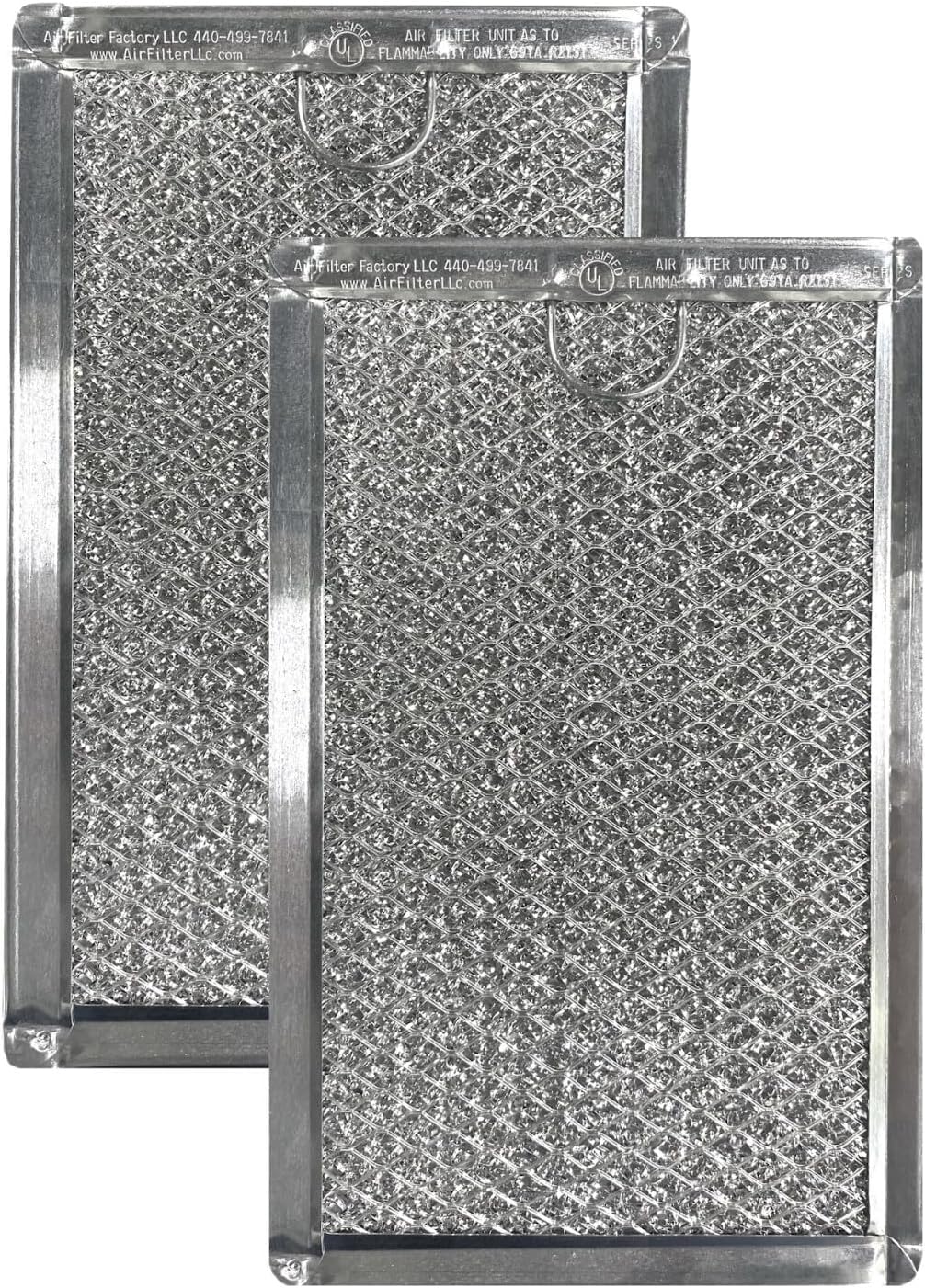 Replacement for LG LMV1635SB LMV1635SW LMV2083SB Microwave Grease Filters (2 Pack)