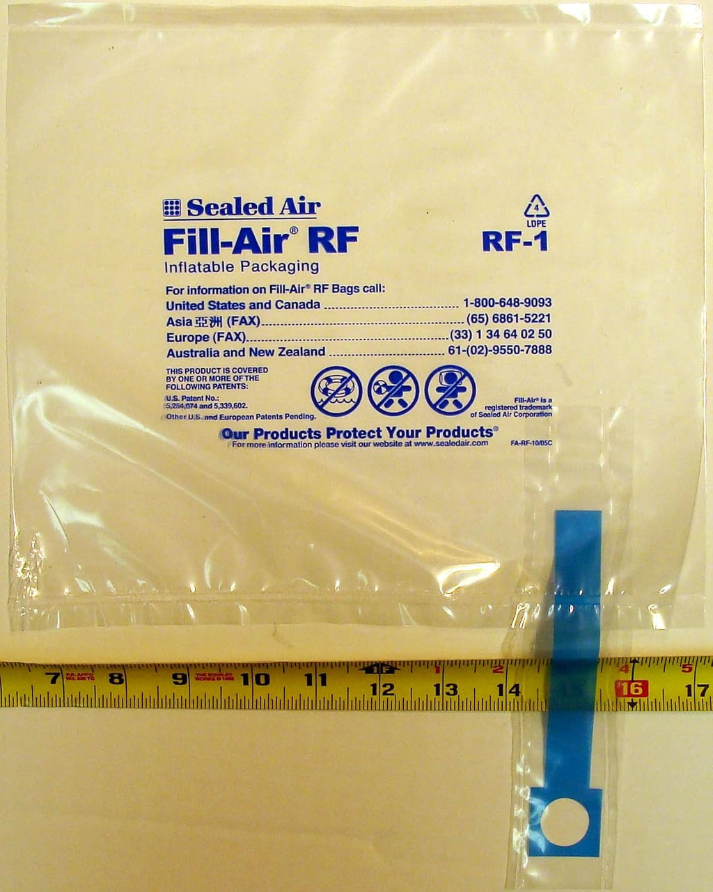 RF-1 Air Bags 250ct Inflatable Packaging