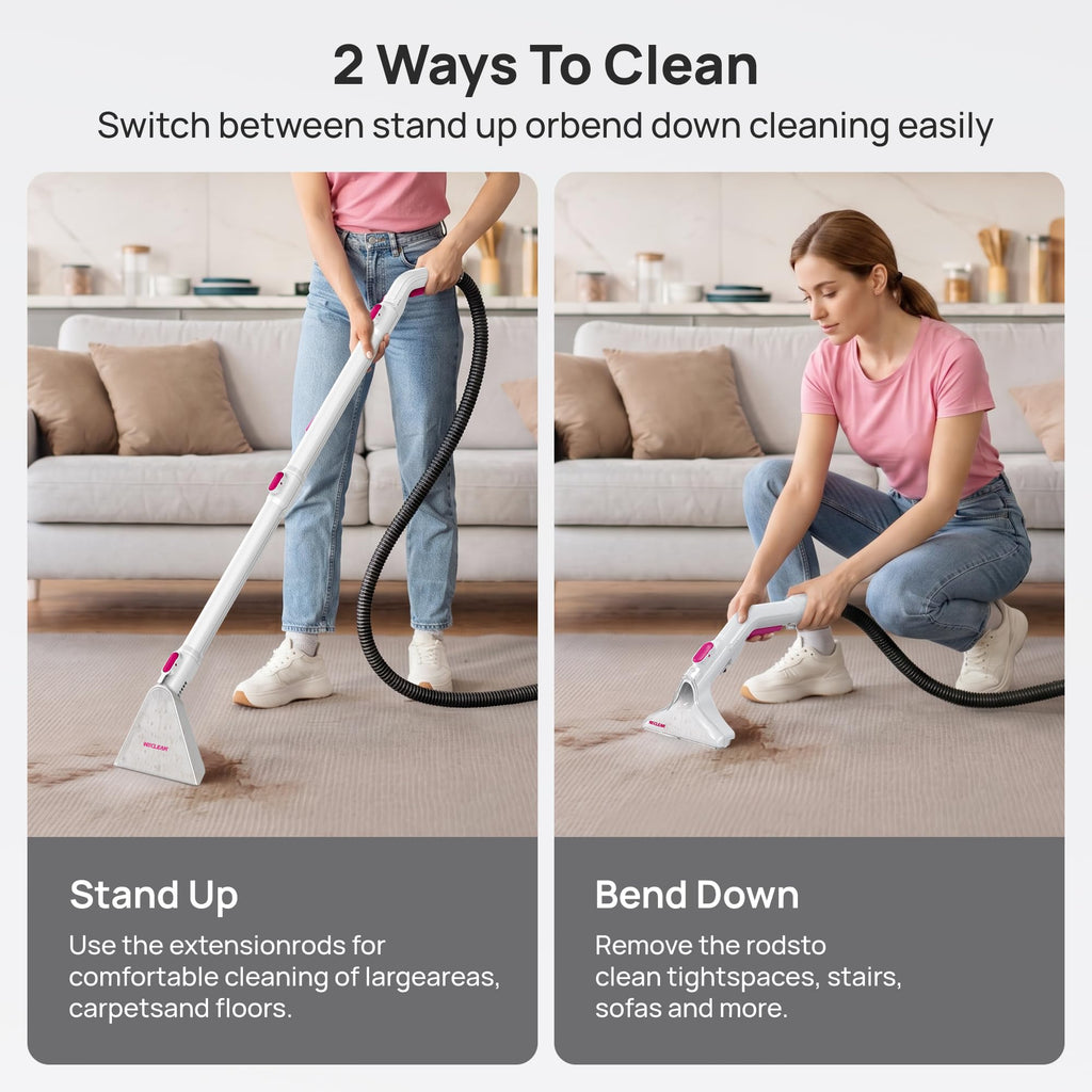 C4 Portable Carpet Cleaner, Stand-Up Deep Cleaning