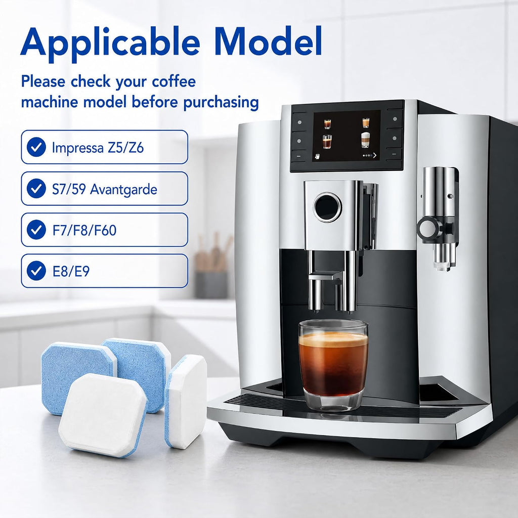 Descaling Tablets for All Jura Automatic Coffee Centers,12 Pack