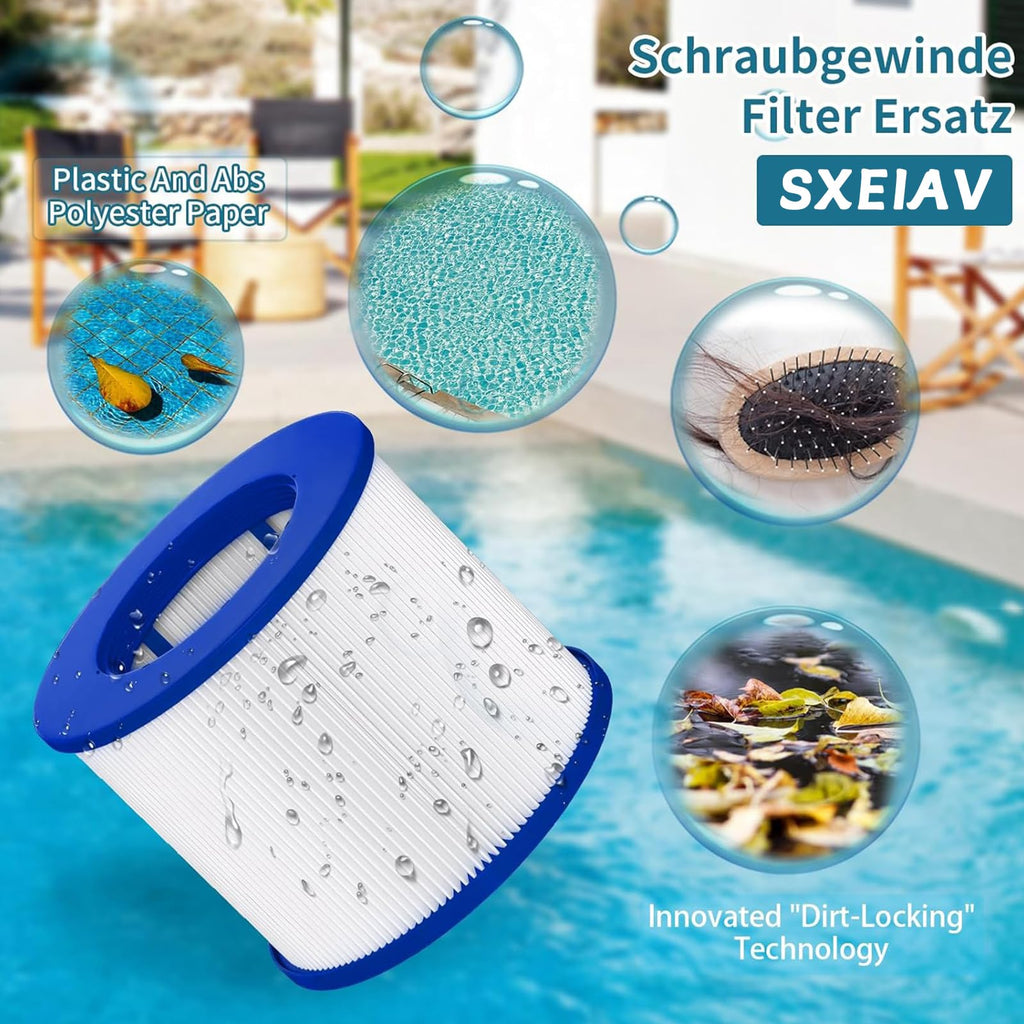 Hot Tub Replacement Threaded Filter Cartridges