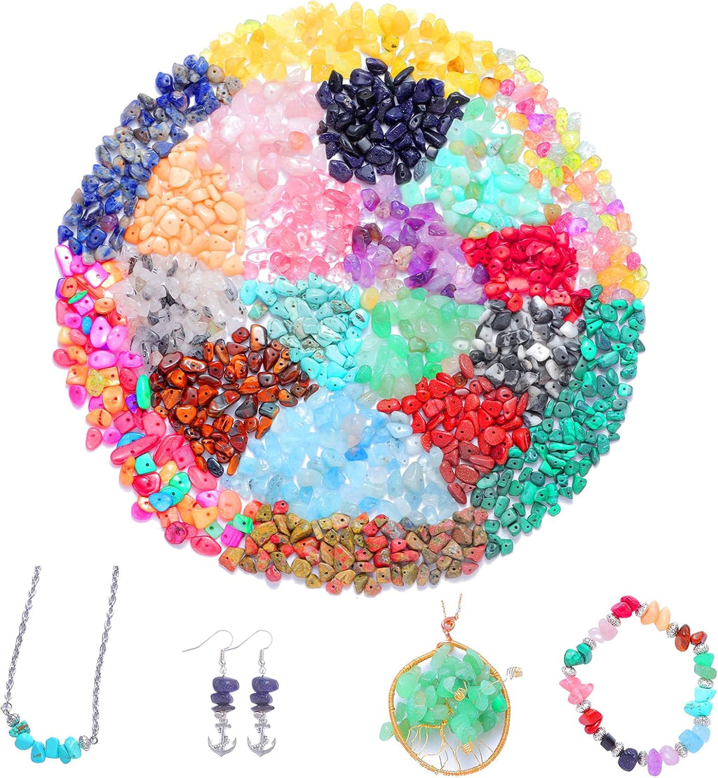 Jewelry Making Supplies Kit - 1587 PCS Beads, Crystal Beads, Jewelry Pliers, Beading Wire, Earring Hooks, Rings