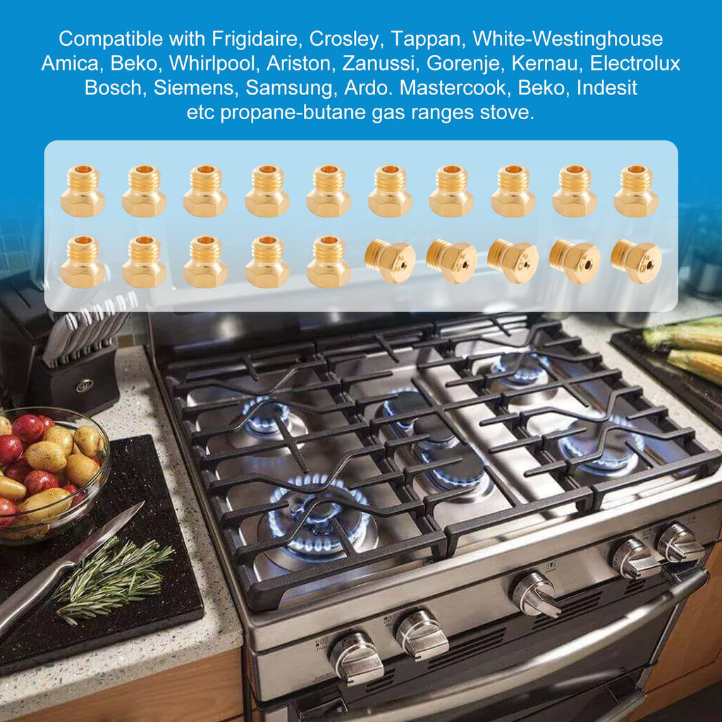 Catilon Range Stove Oven Orifice Conversion Kit, Natural Gas to Propane