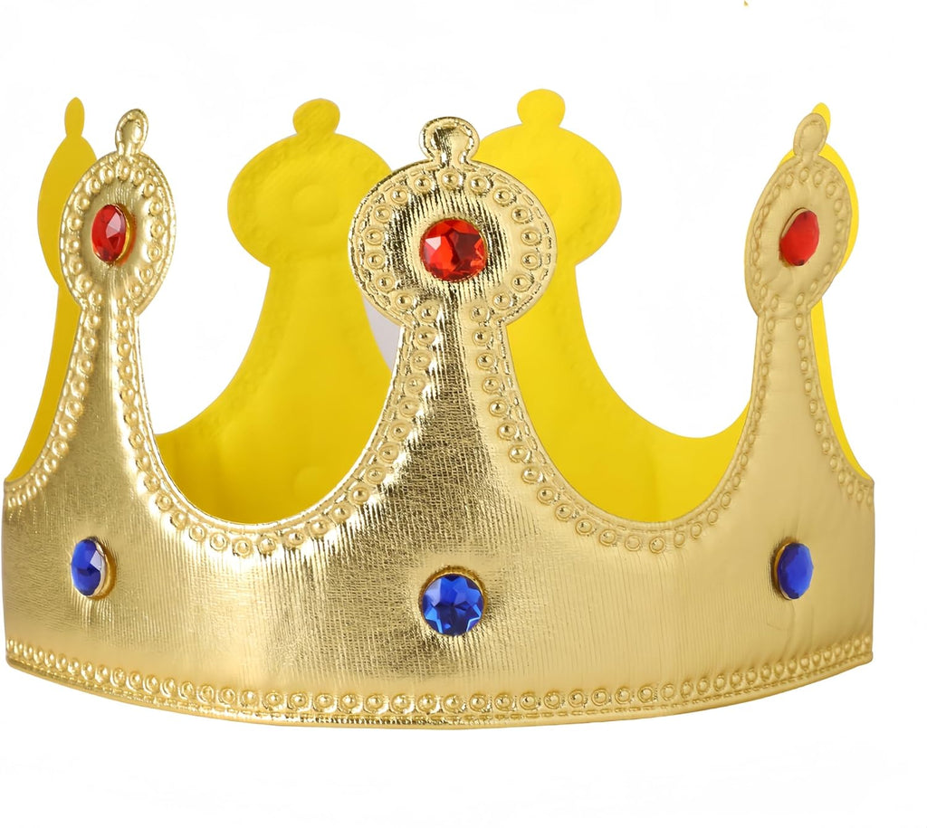 Kids King Cape,Kids Prince Cloak with Crown,Queen Royal Robe for Boys Girls,Coronation Cloak,80cm