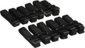 Seachoice Boat Cover Tie Down Strap Down Kit, Black, Includes 12 Straps