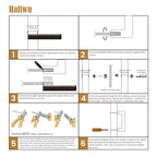 30 Pack 5in Gold Cabinet Handles for Kitchen Cabinet Handles