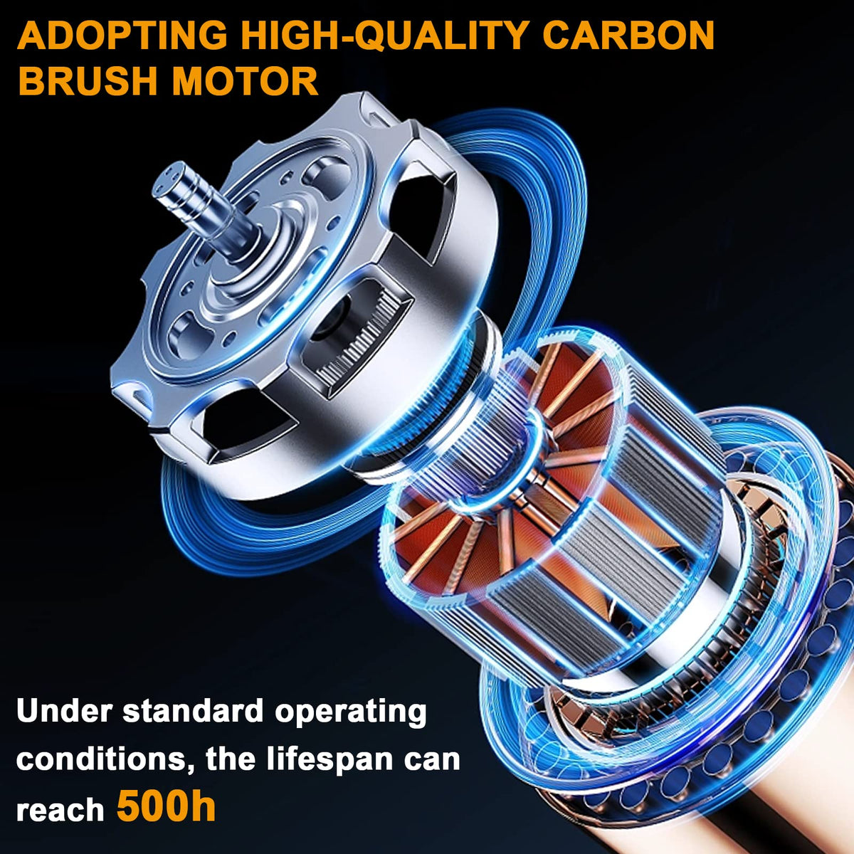 JIAWANSHUN DC24V Vibration Motor 3800RPM with Speed Adapter