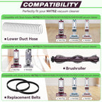 Brush Roll Replacement with Duct Hose & Belt Compatible with Shark NV752