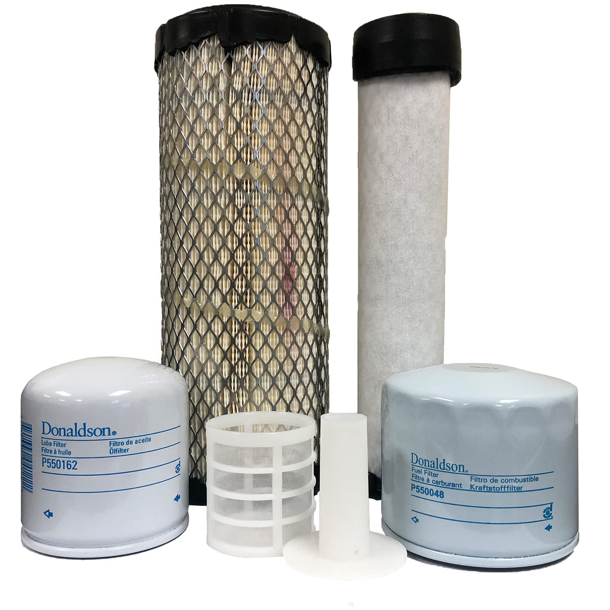 CFKIT Filter Kit Compatible with Takeuchi Excavators TB135 w/Yanmar 3TNV88 Engine