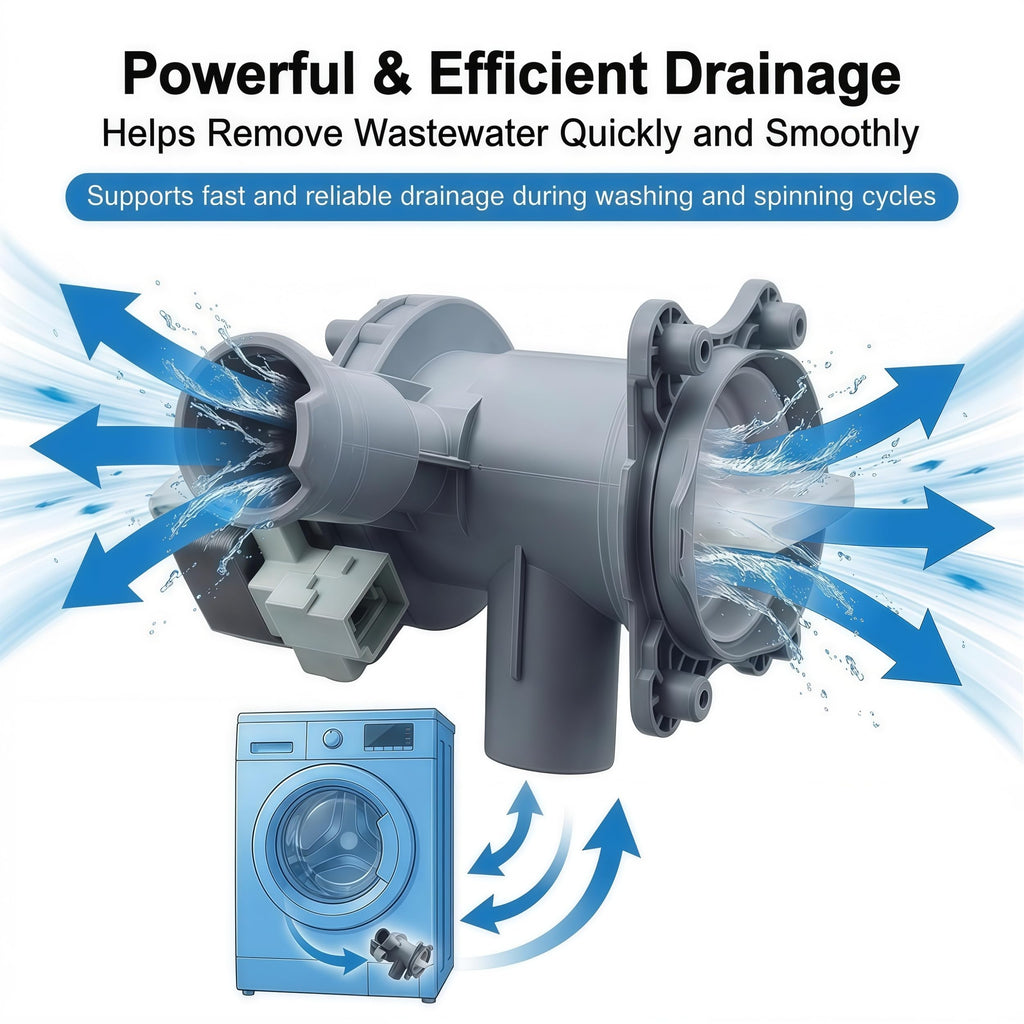 00144844 Washer Drain Pump Replace 00145753 00144977