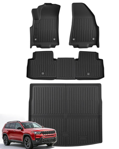 Floor Mats Cargo Liner Trunk Carpet for Jeep Cherokee 2026