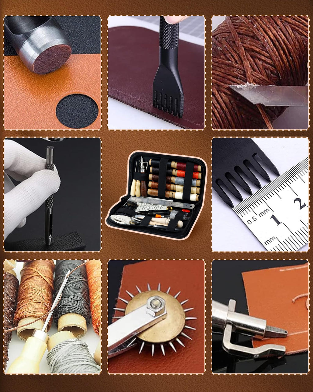 Leather Working Tools for Beginners: Professional Leather Tools