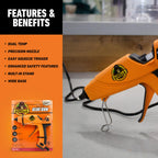 Hot Glue Gun Kit, Dual Temp, Includes 45 Sticks
