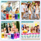 12 Pack Reusable Gift Bags with Handles & 24 Tissue Papers