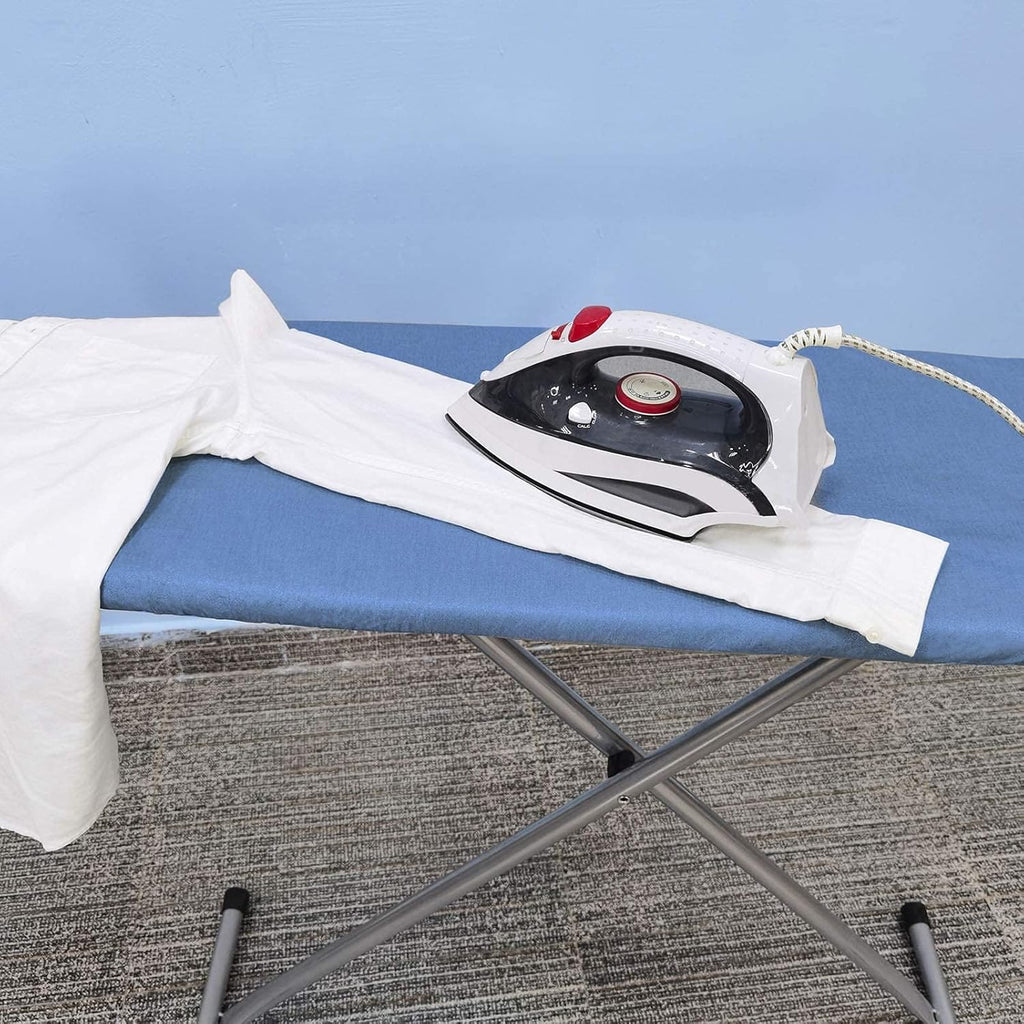 Ironing Board Cover and Pad, Standard Size 15x54, Thick Padding | Elastic Edge, Silicone Coated, Scorch Resistant