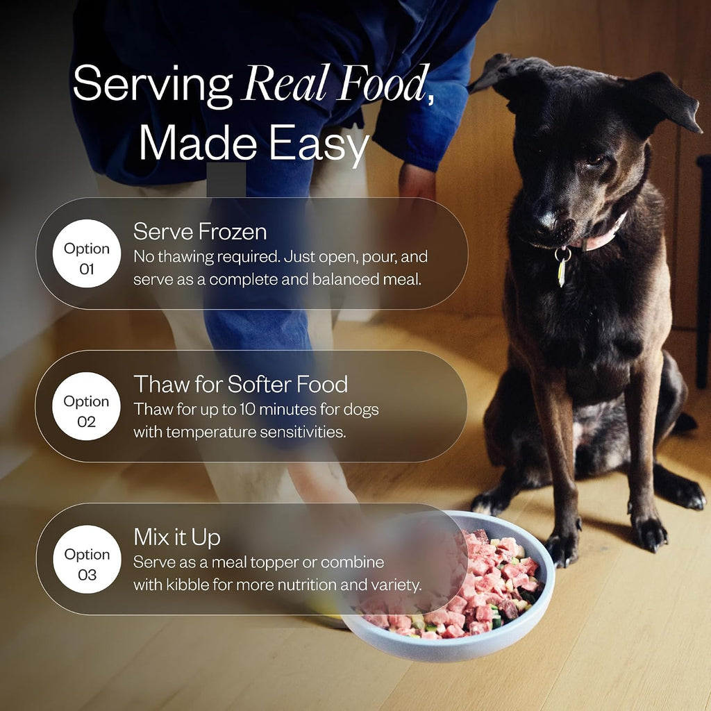 Human-Grade Frozen Fresh Chicken Dog Food, Hip & Joint, 5 lb
