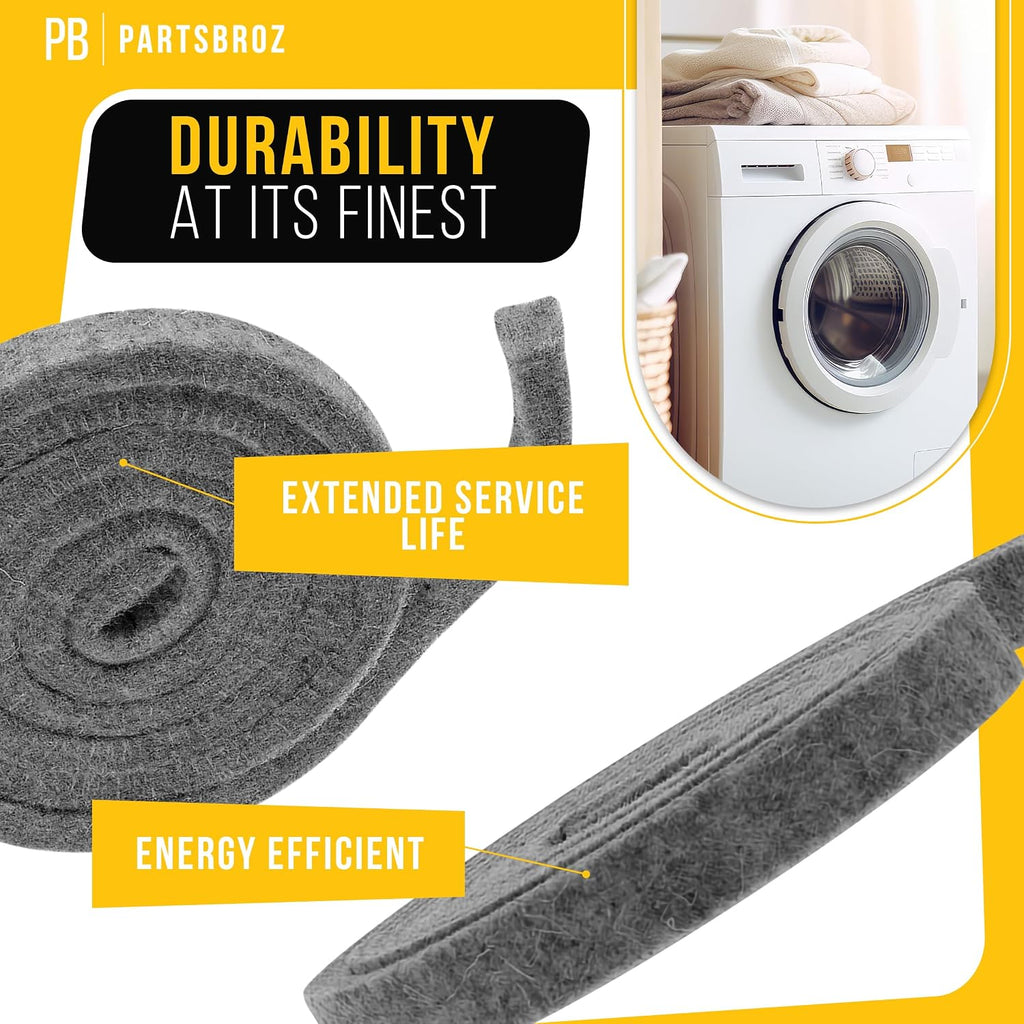 Dryer Lower Drum Felt Seal for General Electric GE DCVH680EJ0WW