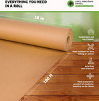 Brown Kraft Paper Roll - 18in x 100ft (1200 in)