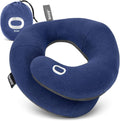 Travel Neck Pillow for Airplane – Patented Double Support for Head, Neck, and Chin. Best for Long Flights, Plane